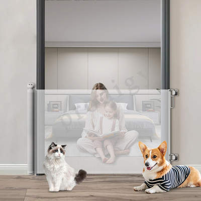 CPC/EN1930 Bezbójna brama z wyciągaczami dla niemowląt Extra 120 Inch Pets Mesh Doo