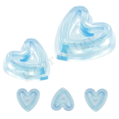Przezroczysty plastikowy klin do drzwi Nietoksyczny bezwonny plastikowy klin do drzwi w kształcie serca