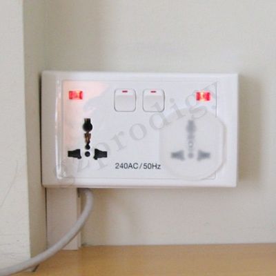 Zdejmowane osłony gniazd elektrycznych Odporne na dzieci Nietoksyczne Przezroczyste