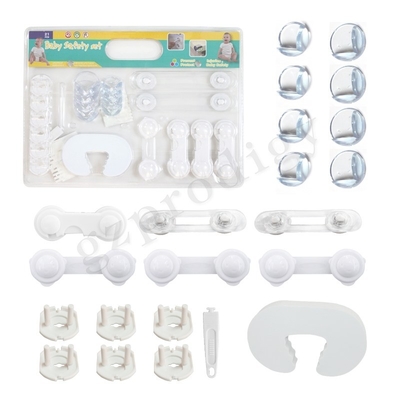 Prodigy Solid Adhesive Childproof Zamki szuflady Praktyczny przezroczysty kolor