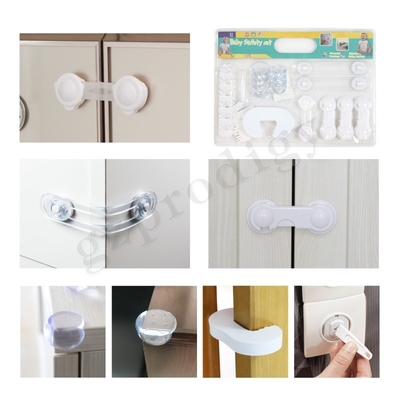 Prodigy Solid Adhesive Childproof Zamki szuflady Praktyczny przezroczysty kolor