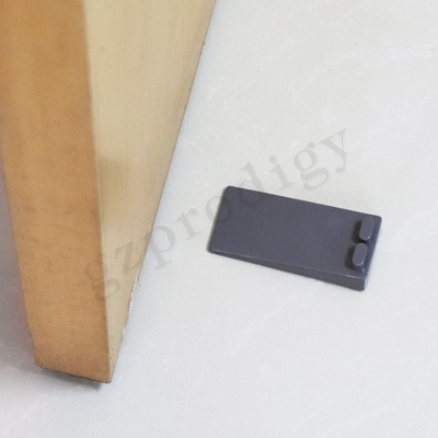 OEM Antypoślizgowy klin z tworzywa sztucznego PVC 88x40x19mm Ciemnoszary kolor