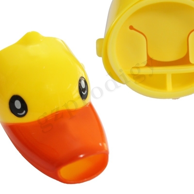 Śliczny kształt kaczki Plastikowy przedłużacz do facuet dla dzieci Łazienka Kithcen Use