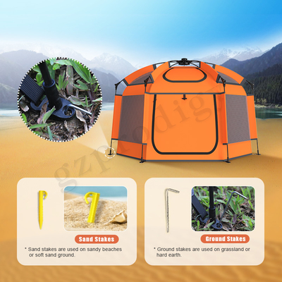 Nylon TPU Pop Up Play Tent Duży przestrzeń składany namiot Play House
