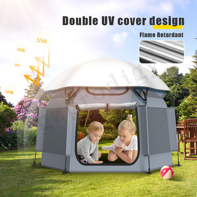 Wewnętrzny i zewnętrzny Pop Up Play Tent Składany Playpen dla dzieci i zwierząt domowych