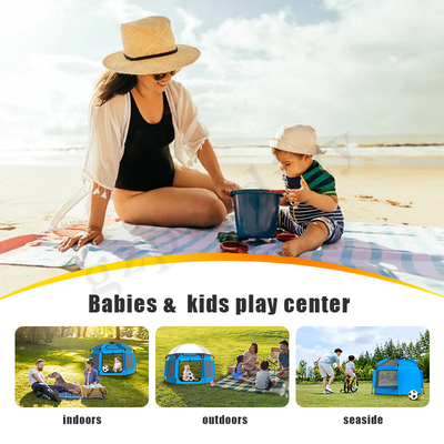 210D Łatwe przechowywanie Pop Up Toy Tent Bezpieczeństwo dziecięce Składany namiot do zabawy
